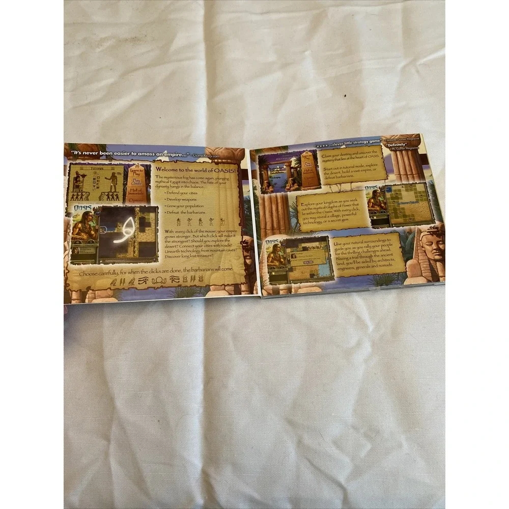 Oasis PC CD-ROM Puzzle Game‎ PlayFirst Vintage Y2K Windows CD Complete